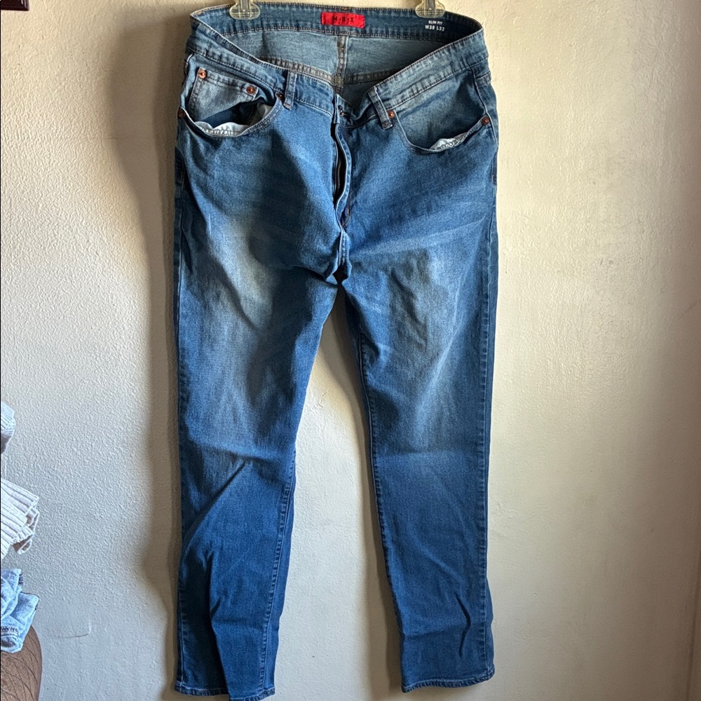 Casual Light Blue Denim Jean Shorts W38 L32